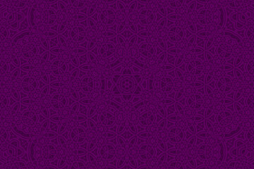Purple Abstract kaleidoscope background. kaleidoscope texture design. multicolor kaleidoscope. Kaleidoscopic pattern. Mandala pattern. Batik Pattern