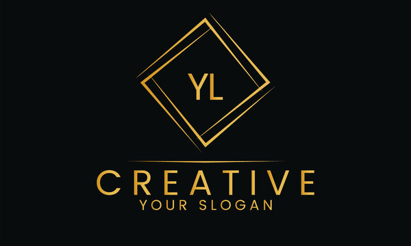 Monogram YL Logo Design By Vectorseller