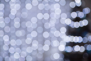 defocused image of christmas lights