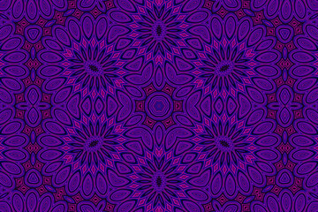 Purple blue Abstract kaleidoscope background. kaleidoscope texture design. multicolor kaleidoscope. Kaleidoscopic pattern. Mandala pattern. Batik Pattern