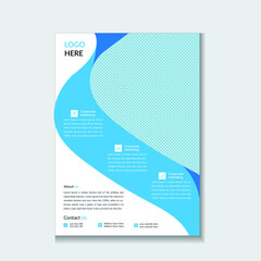 Abstract Modern And Creative Corporate Flyer Design Template In A4 Size.