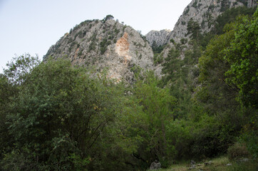 view of the mountain  Linkia way, Turkey