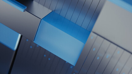 Abstract texture. 3d rendering background can be used in cover design, book design, poster, CD cover, flyer, website background for advertisement, broadcasting, presentation White and Blu