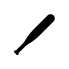 Black Baseball Bat icon