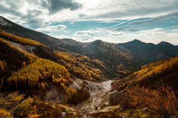 couleurs d'automne en montagne 