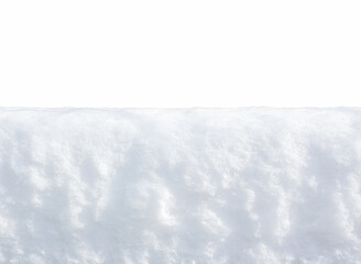 Fototapeta premium snow isolated on white