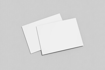 Blank Flyer Postcard Mockup