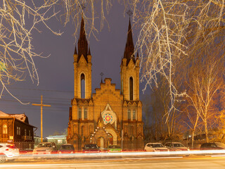 Krasnoyarsk, Roman Catholic Church, architect Vladimir Sokolovsky