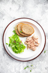 Cod liver snack fish fat seafood meal healthy food copy space food background 