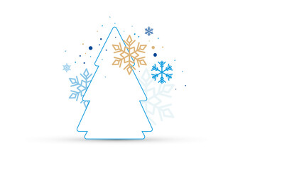 albero di natale, neve, cristalli, natale  © xyz+