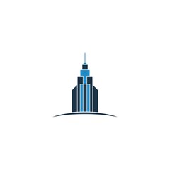 Obraz premium High Building Vector Template Logo