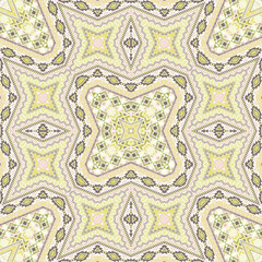 Indonesian endless ornament graphic design. Boho geometric texture. Rug print in ethnic style.