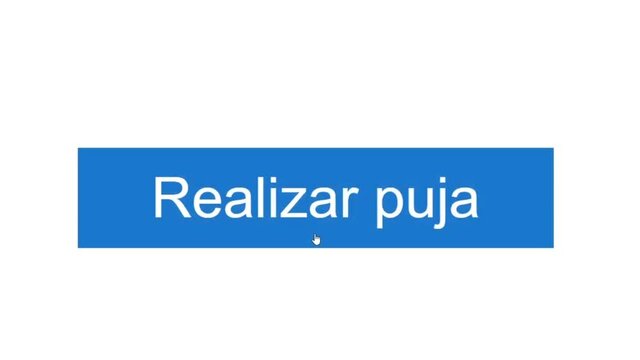 Spanish. Mouse Cursor Slides Over And Clicks Place Bid on Web Page. Device Screen View of Cursor Clicking Bidding Price Online. Viewpoint Over The Internet Network Website.