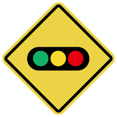 Signal machine sign icon. Flat vector icon.