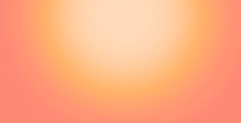 Soft orange color background illustration, gradient color background