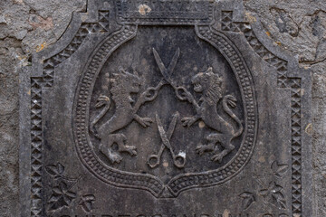 Miquel Sastre Sastre funeral headstone, 1899, Randa cemetery, Algaida, Mallorca, Balearic Islands, Spain