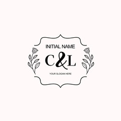 CL Beautiful elegant logos or wedding monograms collection