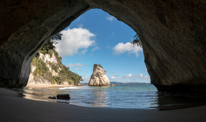 Cathedral Cove at Coromandel peninsula. New Zealand, North Island.