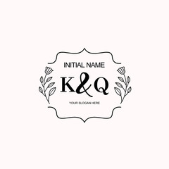 KQ Beautiful elegant logos or wedding monograms collection