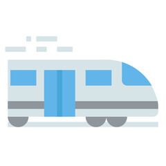 train flat icon