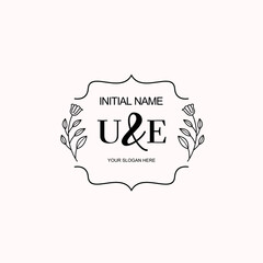 UE Beautiful elegant logos or wedding monograms collection