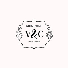 VC Beautiful elegant logos or wedding monograms collection