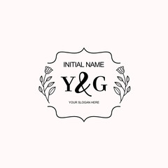 YG Beautiful elegant logos or wedding monograms collection