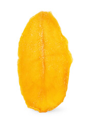Dried Mango lay on the white plate