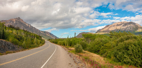 Canada, British Columbia. View of Klondike Highway.