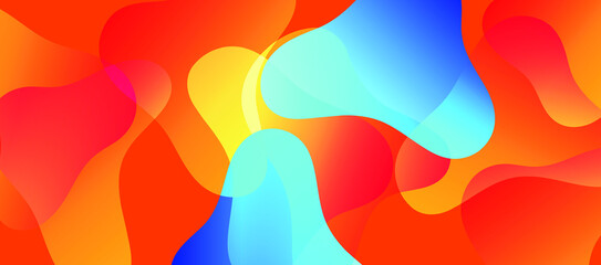 abstract colorful background with waves