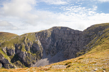 Landscape of mountains