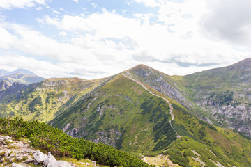 Landscape of mountains