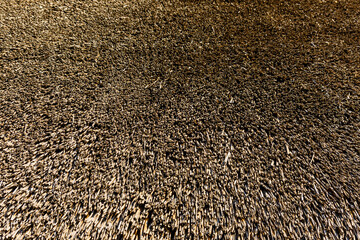 Texture of thatch roof for the background
