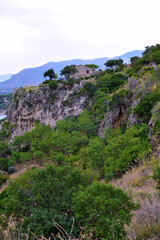 coastal panorama in the zingaro reserve sicily italy