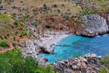 cala capreria zingaro natural reserve Sicily Italy