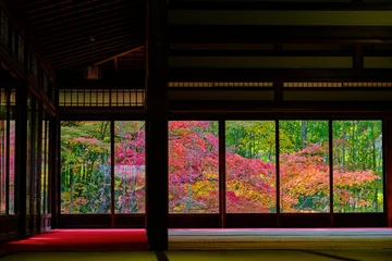 Poster 京都・南禅寺天授庵の紅葉 © 英昭 亀井