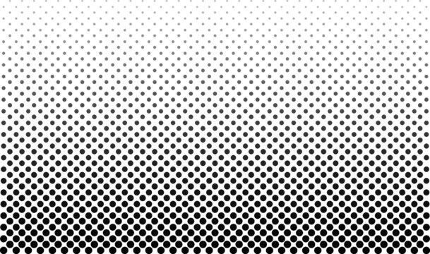 Gradient dots Abstract background of black. Dots background smooth spraying. halftones dot set. geometric dots pattern