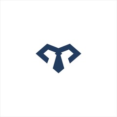 shirt logo vector template tie