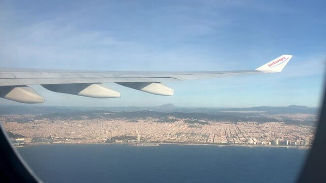 Barcelona desde un avi&oacute;n
