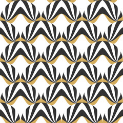 Abstract seamless black pattern in Asian style. - 472700131