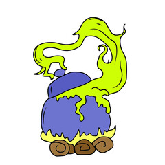 Vector children's design of Halloween holiday,postcards, social networks,stickers.