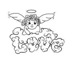 Vector children's design on a white isolated background for banners postcards and stickers