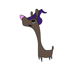 Vector children's mouse rat design for stickers ,social media banners,postcards,fabrics,backgrounds