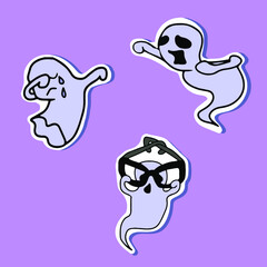 Vector children's design on a white isolated background for banners postcards and stickers