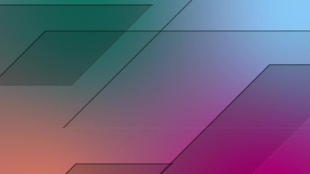 abstract minimal gradient background of cut out shapes 