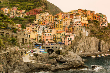 Fototapeta na wymiar Manarola, Cinque Terre, Italy.
