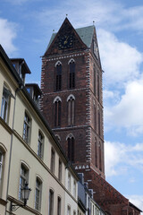 Fototapeta na wymiar Marienkirche in Wismar