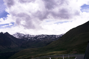 mountains nature clouds landscape fresh air travel