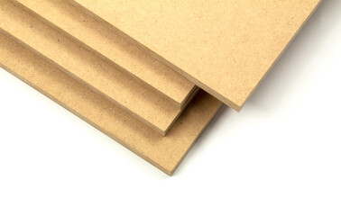 Wooden boards called mdf. They are mostly used for interior use, they can be painted in other colors.