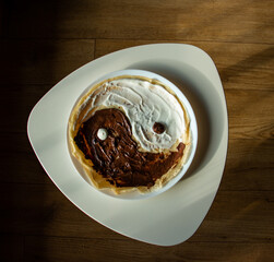 Naleśnik z masłem czekoladowym